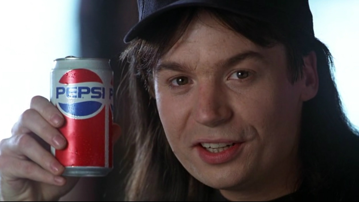 Wayne’s World Pepsi Product Placement | Handwritten Kin